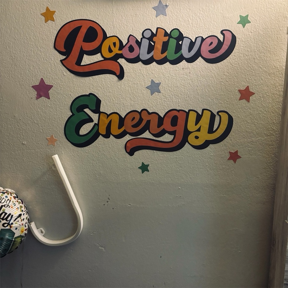 Colorful Positive Energy Wall Decor! NWT!